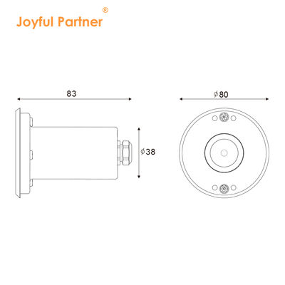 Luzes LED subaquáticas DMX Controle RGB Premium 1W / 2W / 3W enterrado 316 aço inoxidável para piscinas