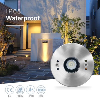 Luz de Piscina Anti-ofuscamento Profunda 3W DC24V Material SS Certificada CE Duradoura Com Embalagem de Cartão