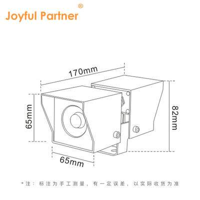 Luz de jardim LED 6W 3000K 3Degree ângulo estreito DC24V Alumínio Case Design moderno