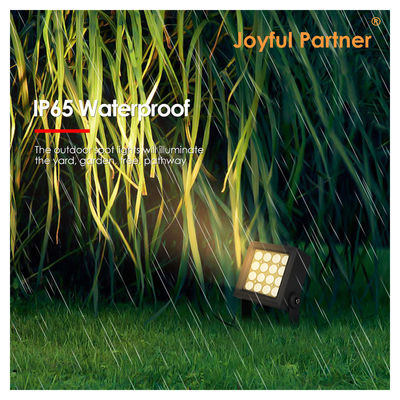 Lâmpada LED de jardim para uso externo de alumínio quadrado 130*130mm 16x1W