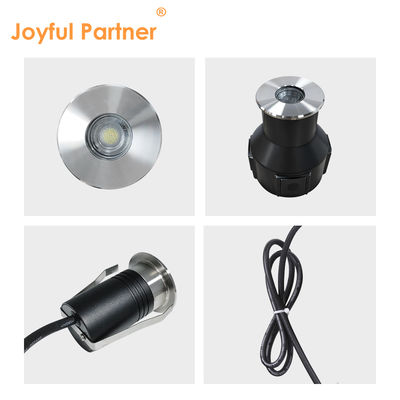 RGB LED Luz subterrânea 3 watts DC24V Ângulo de feixe 30Degree IP67 Mini Dimensão com Design Anti-Glare