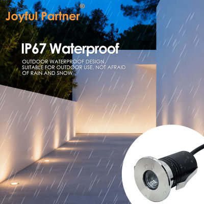 Luminária LED de embutir para exterior, diâmetro 55mm, IRC90, refletor profundo, antirreflexo, para destaque arquitetônico