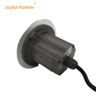Luzes LED de acionamento lateral com saída SMD, capa frontal de aço inoxidável 316 de 4 vias com luva de montagem ABS