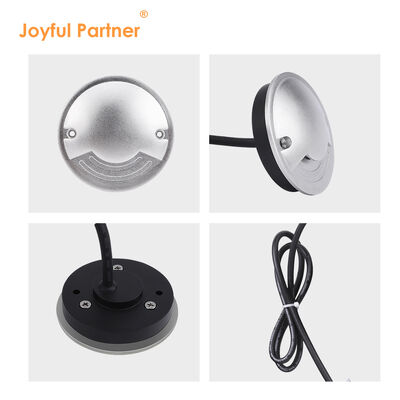 IP67 Ultra-thin Underground Lights 24V 3W DIA70MM Recessed Warm White From China Factory