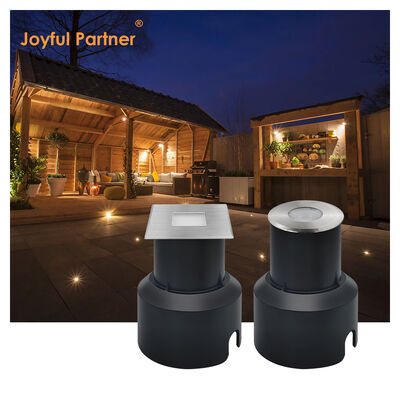 IP67 Iluminação LED em solo 1W 2W 3W Recessed Tipo Quadrado SS Cover Frosted Glass Sem Lente
