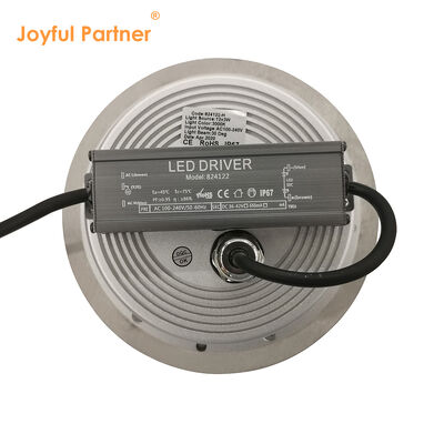 Lâmpadas LED subterrâneas IP67 Alumínio 12W 24W 36W DIA185MM Com Lente Assimétrica