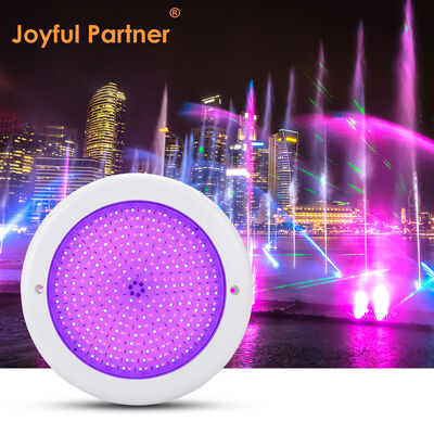 Luzes de piscina LED Luzes de natação RGB 230mm 18W Superfície montada IP68 DC12V 3000K