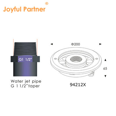 LED 12V 24V fonte luz subaquática IP68 aço inoxidável RGB estrutura de jato de água impermeável mudança de cor controle externo