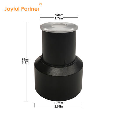 Luz Subterrânea LED IP67 3W Longa Vida Útil Aço Inoxidável Vidro Fosco Sem Lente DC12V 24V