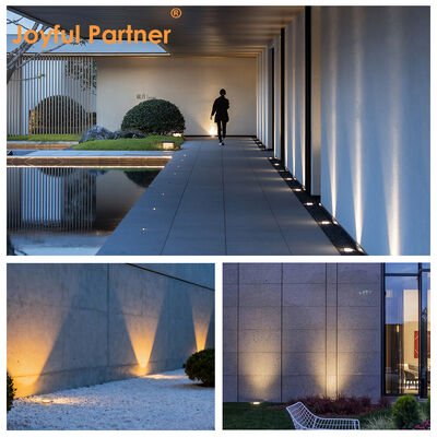 Joyful Partner Deck Step Garden Lights Baixa Tensão 12 24V 6W CREE COB Quadrado Branco Quente