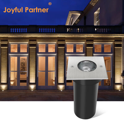Joyful Partner Deck Step Garden Lights Baixa Tensão 12 24V 6W CREE COB Quadrado Branco Quente