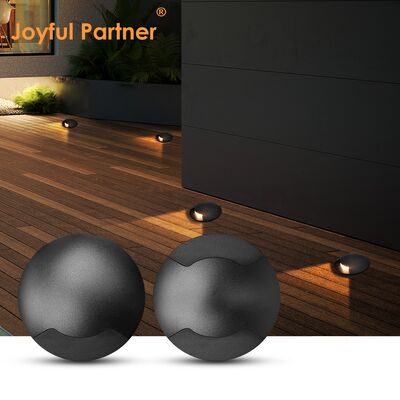 Lâmpada Subterrânea Vista Lateral 12V-24V DC IP67 Carcaça de Alumínio DIA60MM Bidirecional