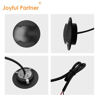 Lâmpada Subterrânea Vista Lateral 12V-24V DC IP67 Carcaça de Alumínio DIA60MM Bidirecional