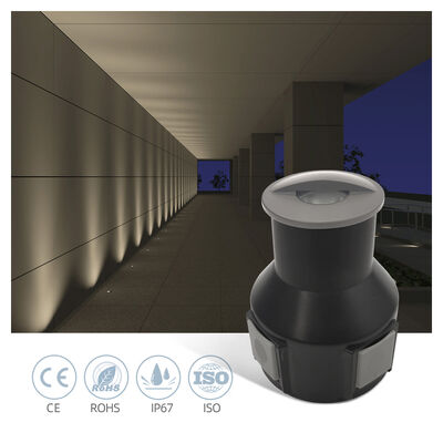 Luminária Embutida Uplight IP67 CE À Prova D'Água Acabamento em Aço Inoxidável 316 DC 24V Para Jardim e Quintal