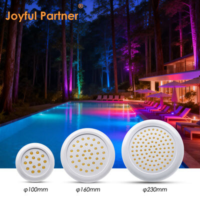 LED Pool Light Wall Mounted Resin Filled AC12V PC Material 100MM 160MM 230MM 6W 10W 12W 18W 25W 30W