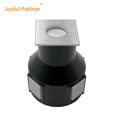 Luz LED Embutida Ângulo de Feixe 8 Graus DC24V 3W 3000K 50*50MM Com Corpo de Alumínio IP67