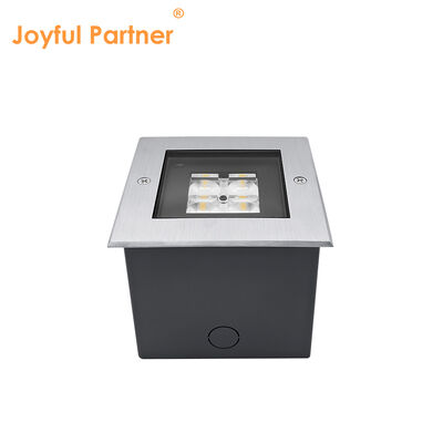 Quadrado Inground Deck Uplight 125 * 125MM ADC12 Casas de alumínio de fundição por injeção LED SMD alta com profundeza de design anti-reflexão