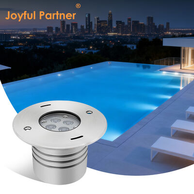 Luz Subaquática para Piscina DC24V 18W IP68 Aço Inoxidável 316 Lente Assimétrica Opcional Embutida
