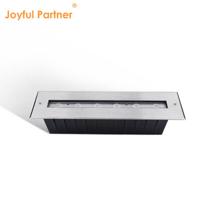 Luz Linear Subaquática LED IP68 DC24V 6W 12W Retangular Embutida Comprimento 328MM Com Vidro Temperado de 8MM