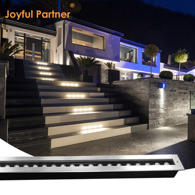 Luz Linear Subterrânea de LED 12W 24W 48W DC24V 1000MM 1Metro Aço Inoxidável316 IP67 Tipo Embutido