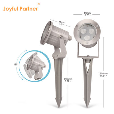 Luzes de Jardim LED à Prova de Água com Espeto de Plástico Lâmpada LED GU10 MR16 para Jardim Quintal