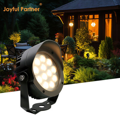 Luz de Jardim LED com Ângulo de Feixe Ajustável 36W Driver DMX512 Integrado DC24V RGB3in1