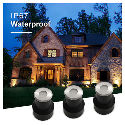 IP67 Luz interna Mini luzes enterradas 12V 24V Branco quente DIA45MM Vidro congelado sem lente