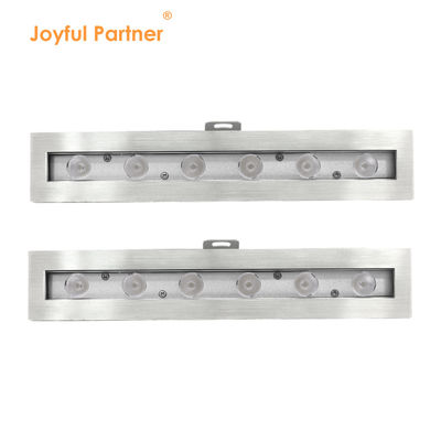 Holofote Subaquático LED IP68 6W 12W RGB3 em 1 290MM Com Suporte de Montagem
