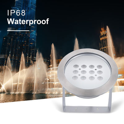 Fonte colorida LED luz subaquática de ponto de superfície montada IP68 LED Spotlight