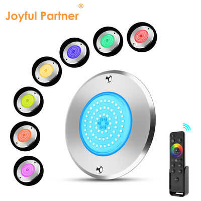 RGB Ultra Slim IP68 Iluminação de piscina LED SS316L caixa Tipo integrado SMD2835 6w Luzes subaquáticas à prova d'água