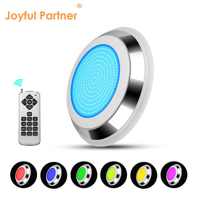 Luz de piscina subaquática AC12V de aço inoxidável com variação de cor RGB DIA280*35MM
