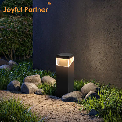 Lâmpada de jardim LED Bollardo Material de aço inoxidável leve AC 220V Anti-UV Quadrado IP65 Para pátio