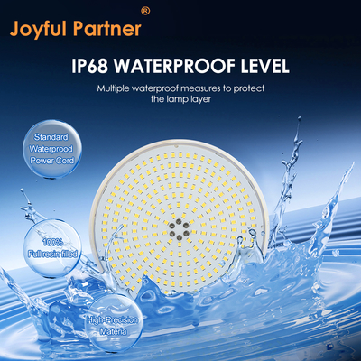 Luzes de piscina LED PAR56 planas totalmente preenchidas com resina Material PC com proteção UV Substituição de lâmpadas halógenas 35W 42W