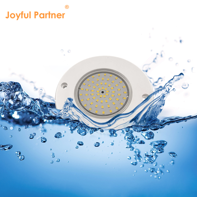 Luzes de piscina subaquática DC12V 10W IP68 totalmente plástico RGB 100% controle síncrono
