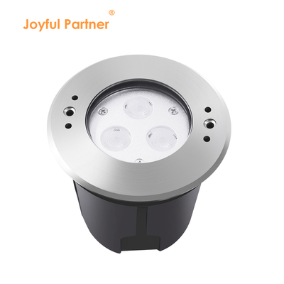 DIA 118mm IP68 304 aço inoxidável luz LED branca aquecida subaquática 3W DC24v com manga de montagem de plástico
