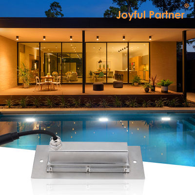 Rectangular Stainless Steel Underwater Light Support Hotel Swimming Pool Underwater Light Embedded