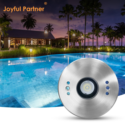 RGB Premium 1W/2W/3W LED enterrado Luzes subaquáticas DMX Control 316L aço inoxidável para piscinas
