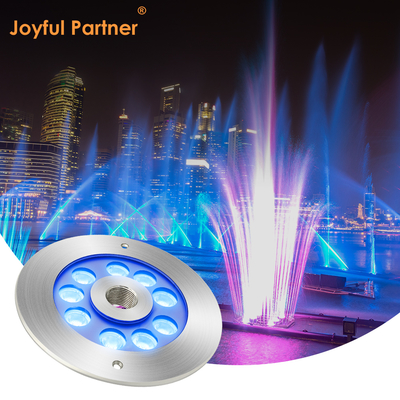 LUZ DE FONTE LED AÇO INOXIDÁVEL 316 RGB COR ÚNICA 170*61MM DC12V / 24V IP68 À PROVA D'ÁGUA
