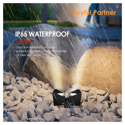 Lâmpadas de jardim AC 220V IP65 adicionar capuz anti-reflexo 2 * 3W com caixas de embalagem