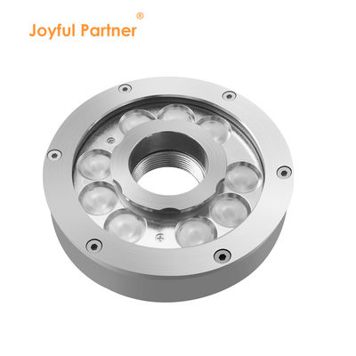 DC24V resistente à água RGB LED Anel Lâmpada de bocal colorida Fonte de luz subaquática 9W & 27W Classificação IP68