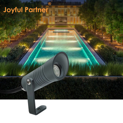 Fabricante de iluminação paisagística em alumínio com revestimento em pó para exteriores 1W IP65 DC24V Holofotes de jardim