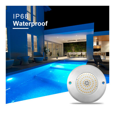 316 LED de aço inoxidável PAR56 Iluminação de piscina Resina preenchida IP68 Iluminação de piscina LED