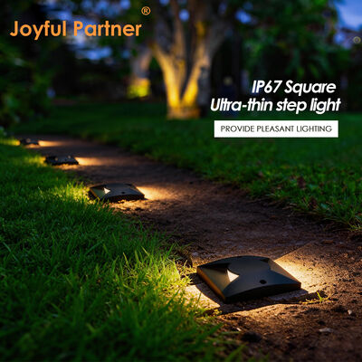 Luzes de Caminho de Emissão Lateral Slim, Vista Unilateral ou Bilateral, IP67, Montagem em Superfície, LED SMD2835, 100*100MM, Alumínio Puro 6063