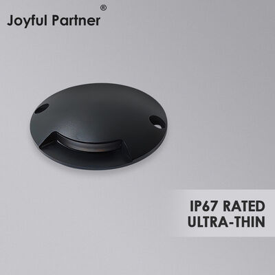 Luz de deck LED subterrânea IP65 de 1W, iluminação externa para degraus e entrada de veículos, luzes de realce de 12V para uso em estradas