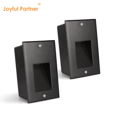 Luminária de Parede Externa Embutida LED 2W IP65 Com Bucha Ra85 Lente Óptica AC100-240V